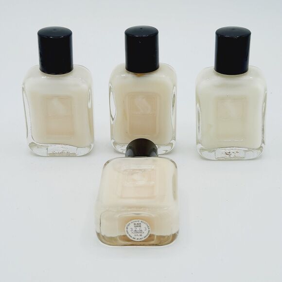 Lot of 4 Avon Black Suede After Shave Soother Mini Bottle .5 Oz NEW OLD STOCK - Picture 2 of 2